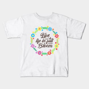 Beautiful Spring Flowers Kids T-Shirt